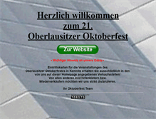 Tablet Screenshot of oberlausitzer-oktoberfest.de